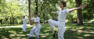 Entrainement de Silat de la Grue Blanche au Parc Lafontaine